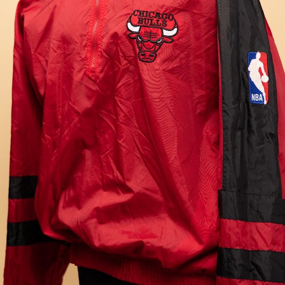 Chicago Bulls Vintage Reversible Players Pull Over - Picture 1 of 6